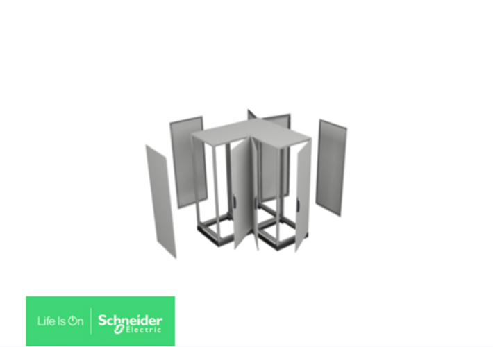 foto noticia Schneider Electric ofrecerá flexibilidad, robustez y eficiencia con la nueva generación de armarios modulares de acero descarbonizado, PanelSeT SFN.